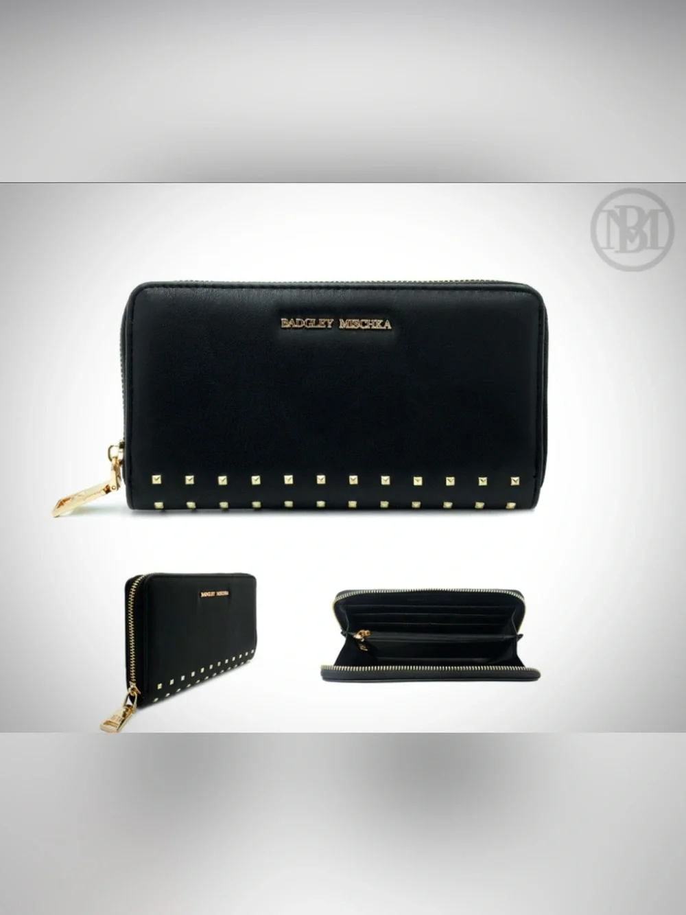 Badgley Mischka Women's Kelly Big Chain Crossbody Bag & Wallet Set